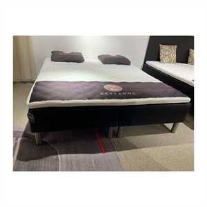 OUTLET - Restzone boksmadras - Hårdhed: Medium + Fast - INKL. ben - Mål: 180 x 200 cm.